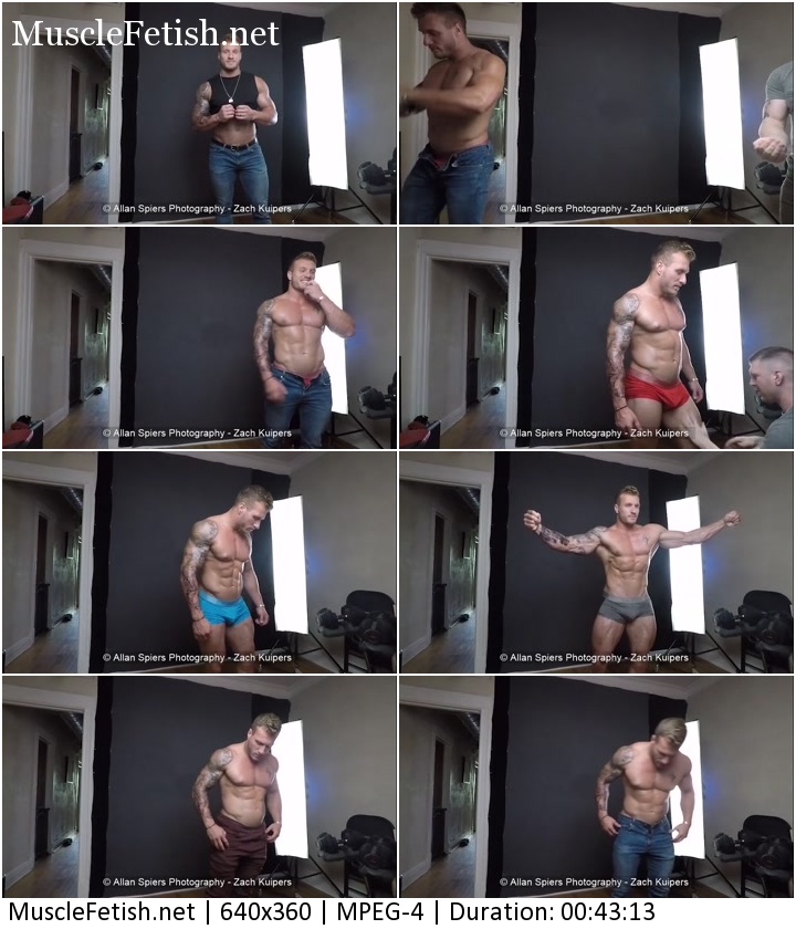 Amateur photoshoot from hot muscular boy Zach Kuipers