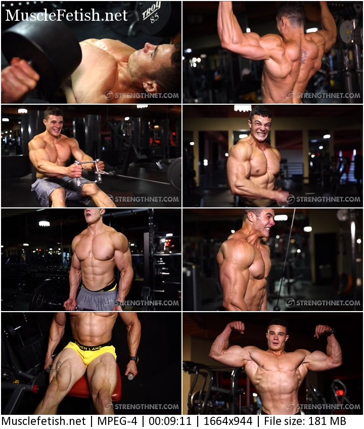 Body training session from Anthony Sanchez - awesome, muscular development