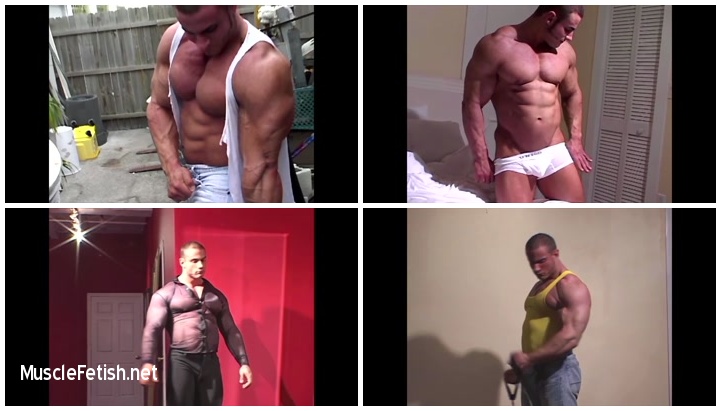Bodybuilder Phil von Kaenel - erotic muscle show
