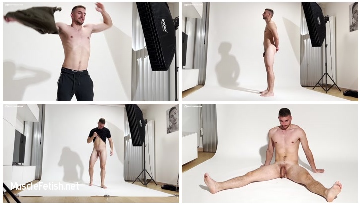 Fitness model Markus in erotic photoshoot