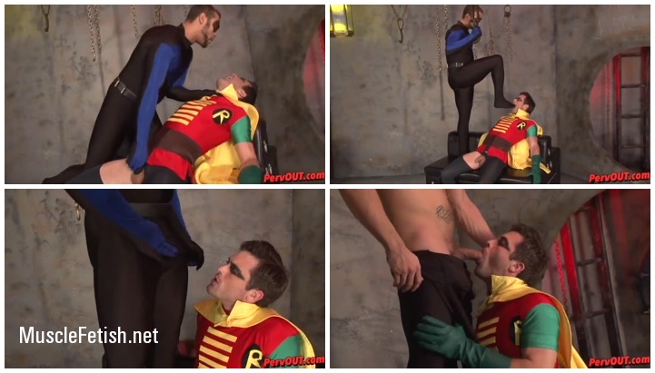 Gay Cosplay: Superhero is in a trouble 