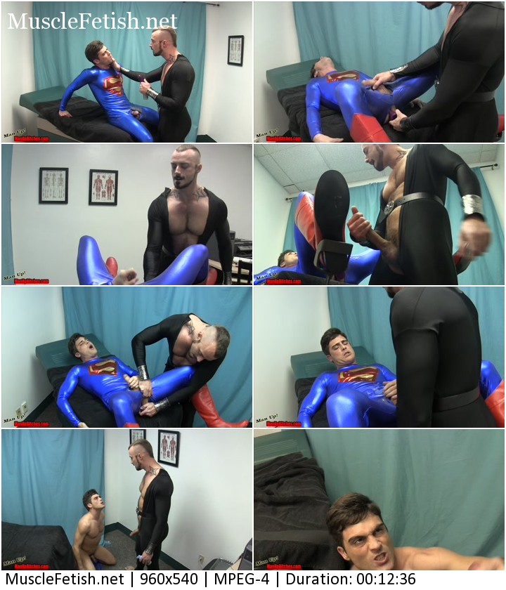 Gay cosplay: The training of superman part 2