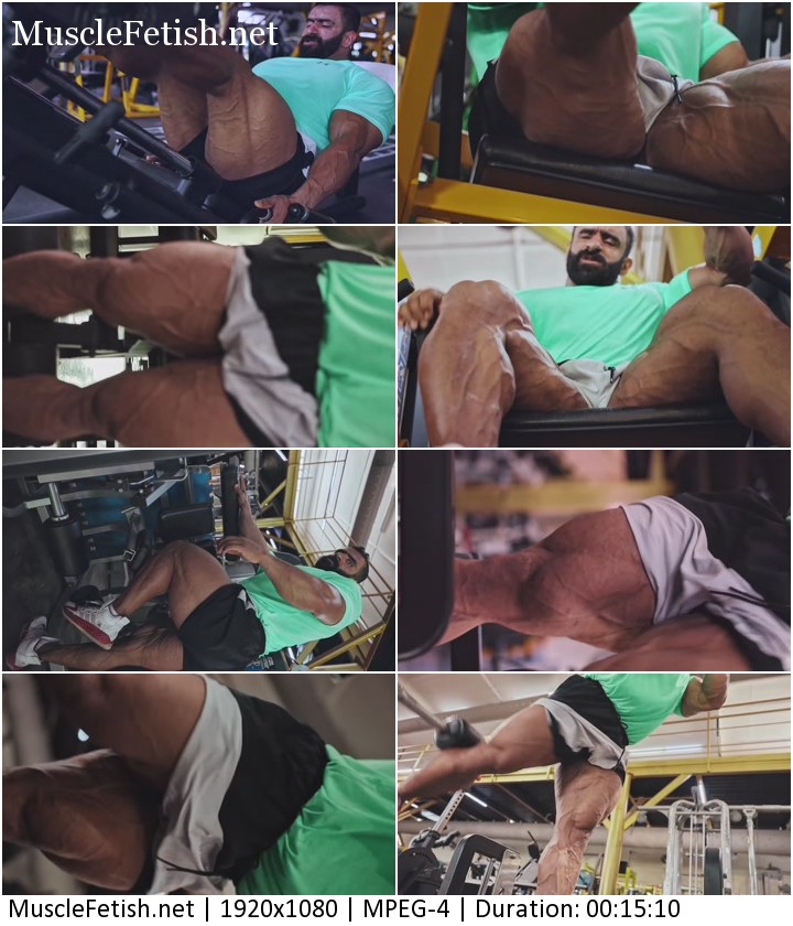 Hadi Choopan Legs Workout On Road To Mr Olympia 2021 (HD)