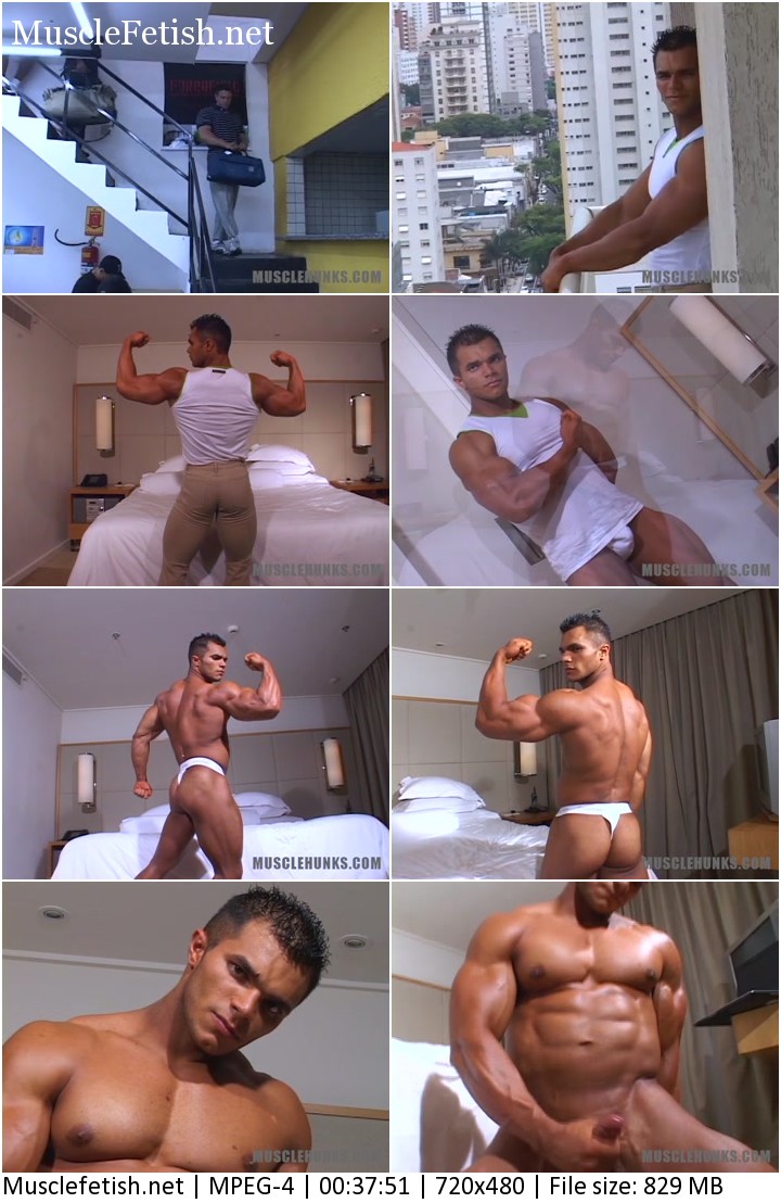 Junior Bodybuilder Jardel Barros - MuscleHunks XXX