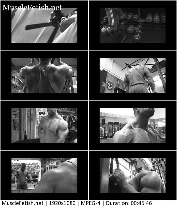 Male Bodybuilding: Delts with Bodybuilder Frank McGrath - collection of the Animal Pak Part 3 - series of workout videos 