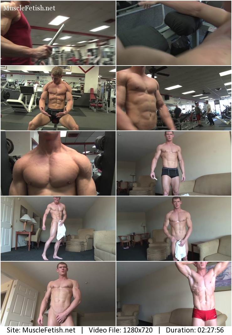 Muscle model Sean K - photo shoot part 1
