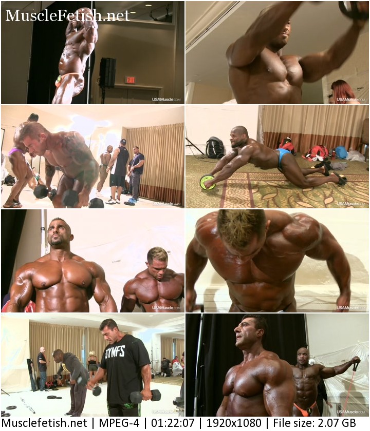 Pro Men's Pump Room - muscle show 2015