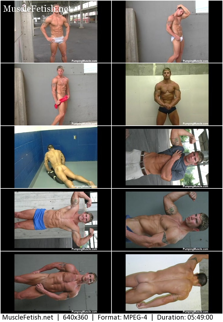 PumpingMuscle - bodybuilder Jeremy E - erotic photoshoot and slideshow (2015)