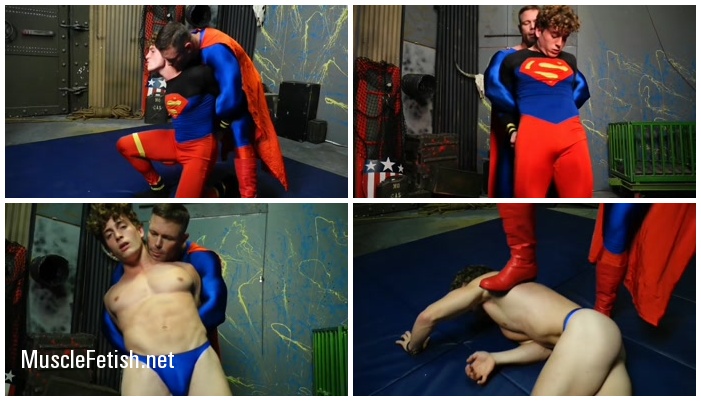 Superman vs Superboy - Scrappy as Superboy, Joey Nux as Superman