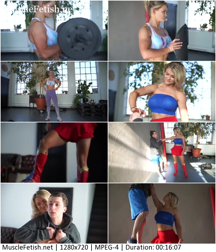 TKS Productions video - Personal Trainer - strong young woman - Superheroine