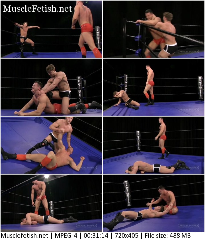 Underground hard male wrestling - Alex Waters vs Dash Decker - superstar showdown