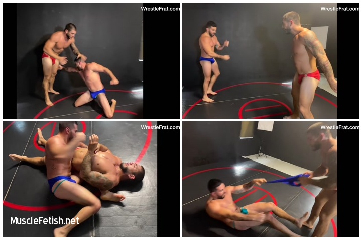 Vinny vs Raphael - male wrestling