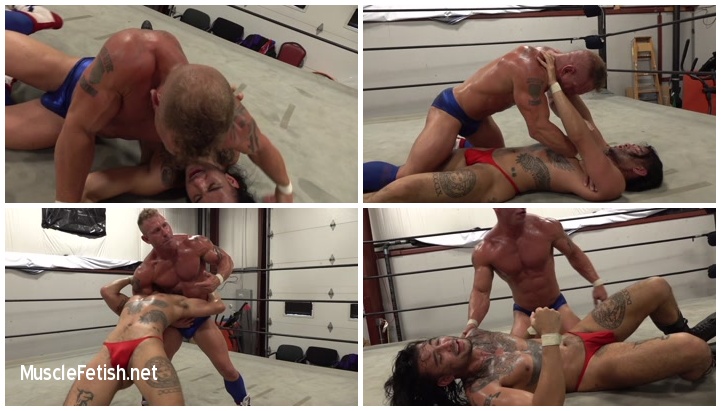Wrestler4Hire - Bodybuilder Tristan Baldwin vs Ricky Roman